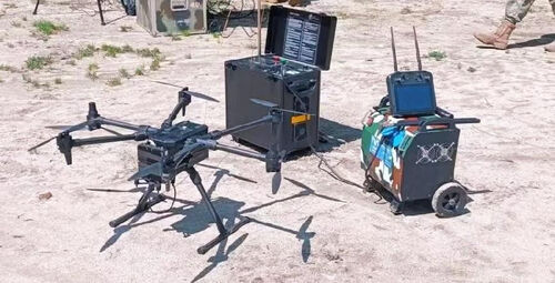 ～に関する最新の会社ニュース Myuav MESH ロープドローンシステム 空から地面108km距離試験