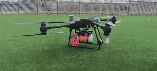 ～に関する最新の会社ニュース 防火弾を搭載したドローンです DJI FC30 ドローン