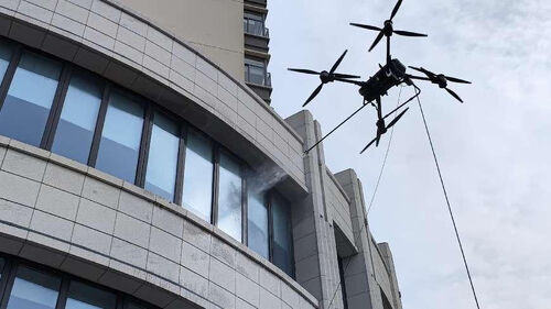 ～に関する最新の会社ニュース MYUAV FC30X 固定ドローン:高層ビル清掃はもはや問題ではない!