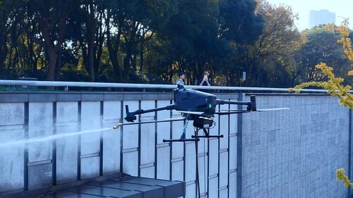 ～に関する最新の会社ニュース ブレークスルー：MYUAV M400Xドローンが自律型高高度清掃に革命