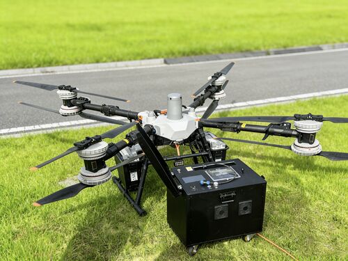 ～に関する最新の会社ニュース 地面から60メートル! MYUAV FC100X 双鎖消防ドローンがフィールドテストを受け