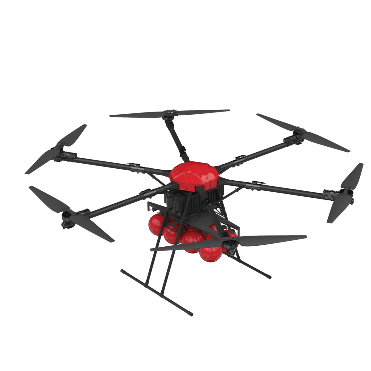 H60 緊急消防用ドローン 最大60kg 燃焼器用ドロッパー 森林火災を消す