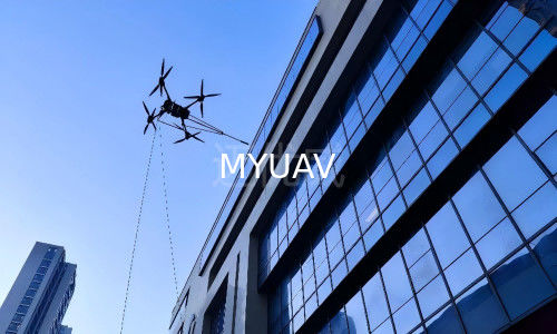 DJI フライカート 30 120m 高さ 建物掃除 固定ドローンシステム