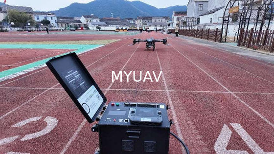 接続電源により,MYUAVによる24時間連続飛行が可能